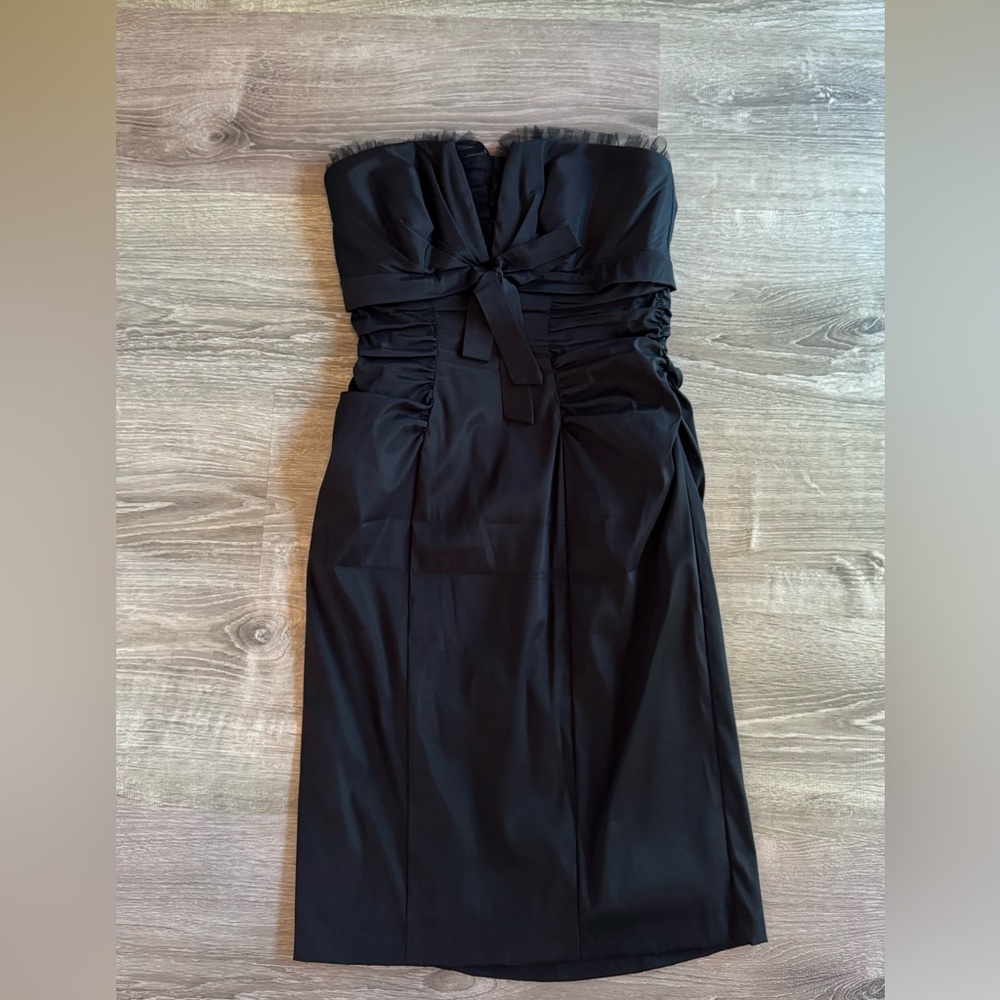 Cache Black Strapless Dress
